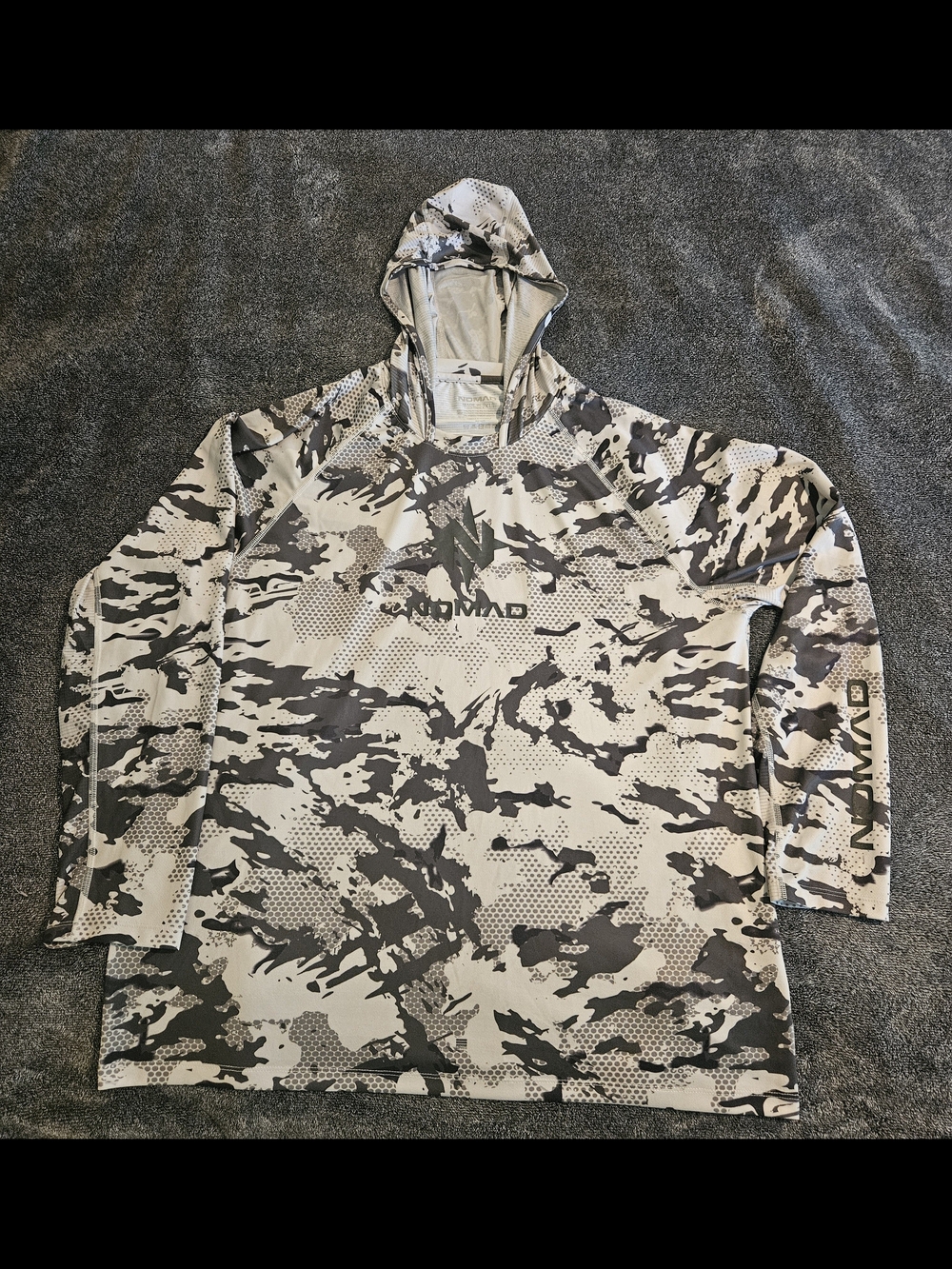 Nomad - Men's Mirage Camo Hoodie - Moss Grazier Camo